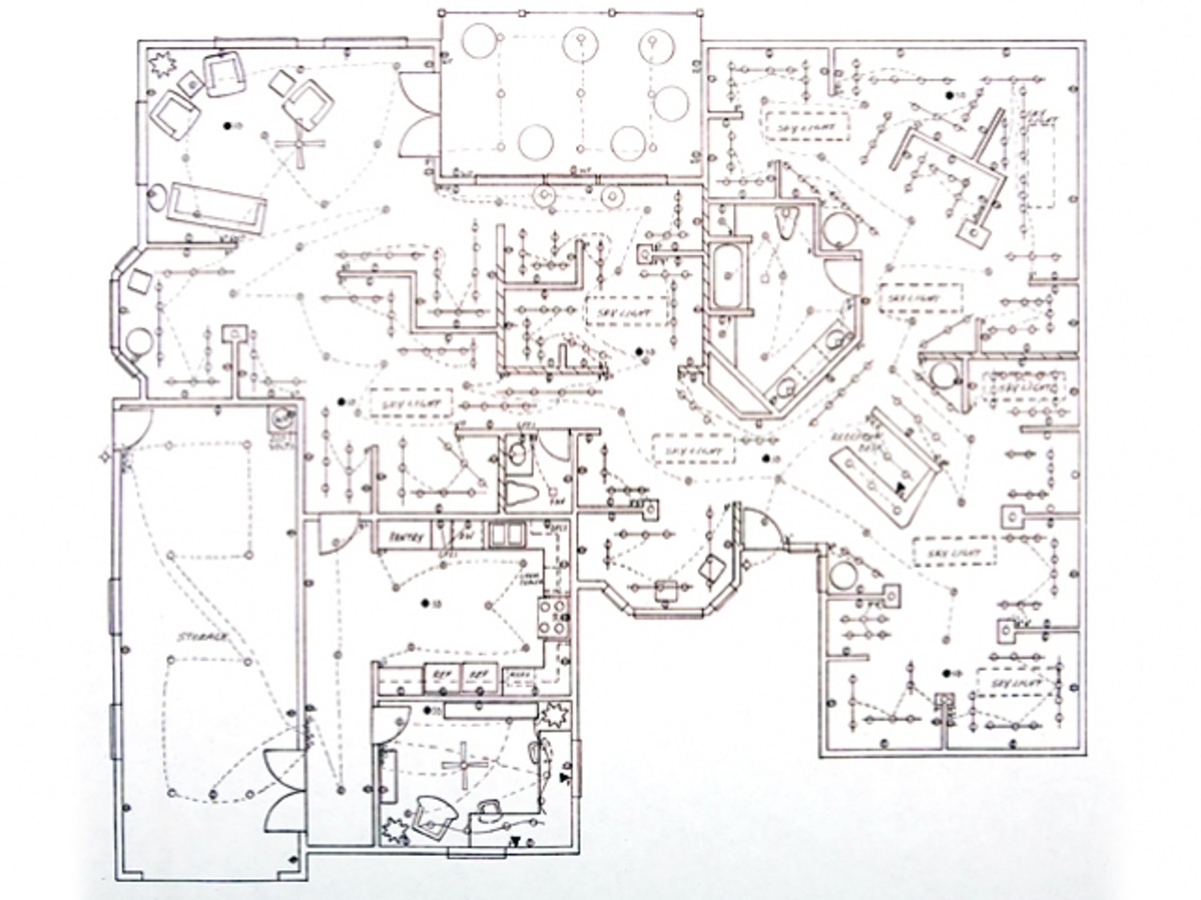 Lighting and electrical plan