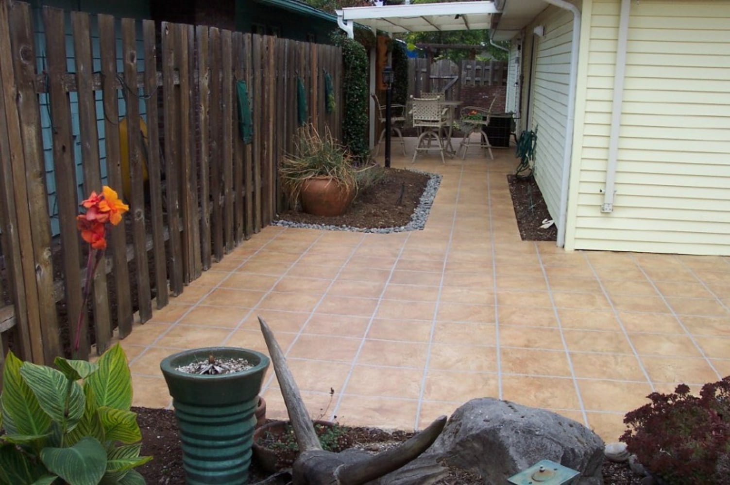 Icoat Concrete exterior flooring overlay system.