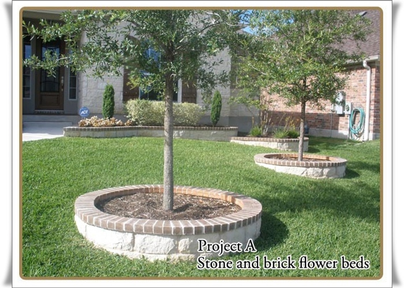 flagstone patio and fire pit