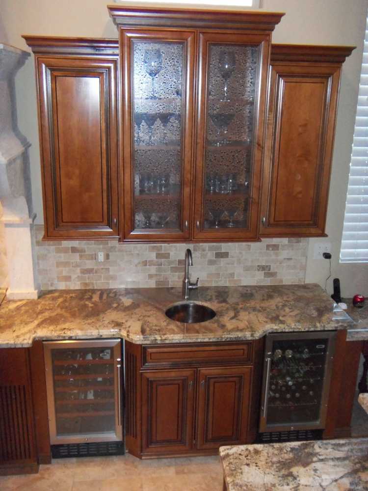 Scottsdale Kitchen Remodel Cabinets, countertops, stove hood