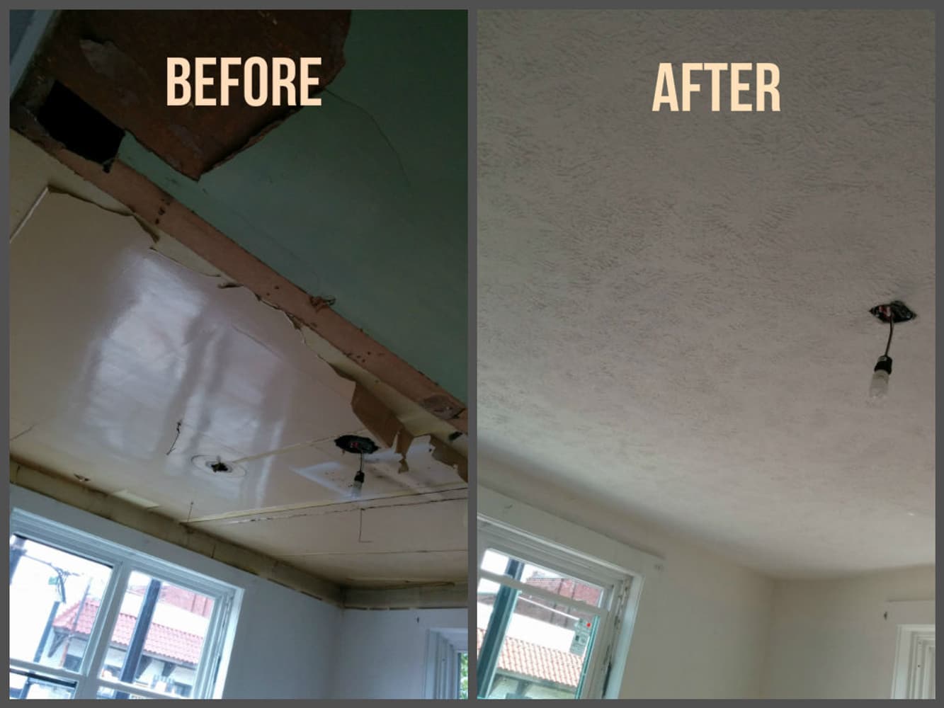 Before & After Photo(s) from Westwood Plastering, LLC 