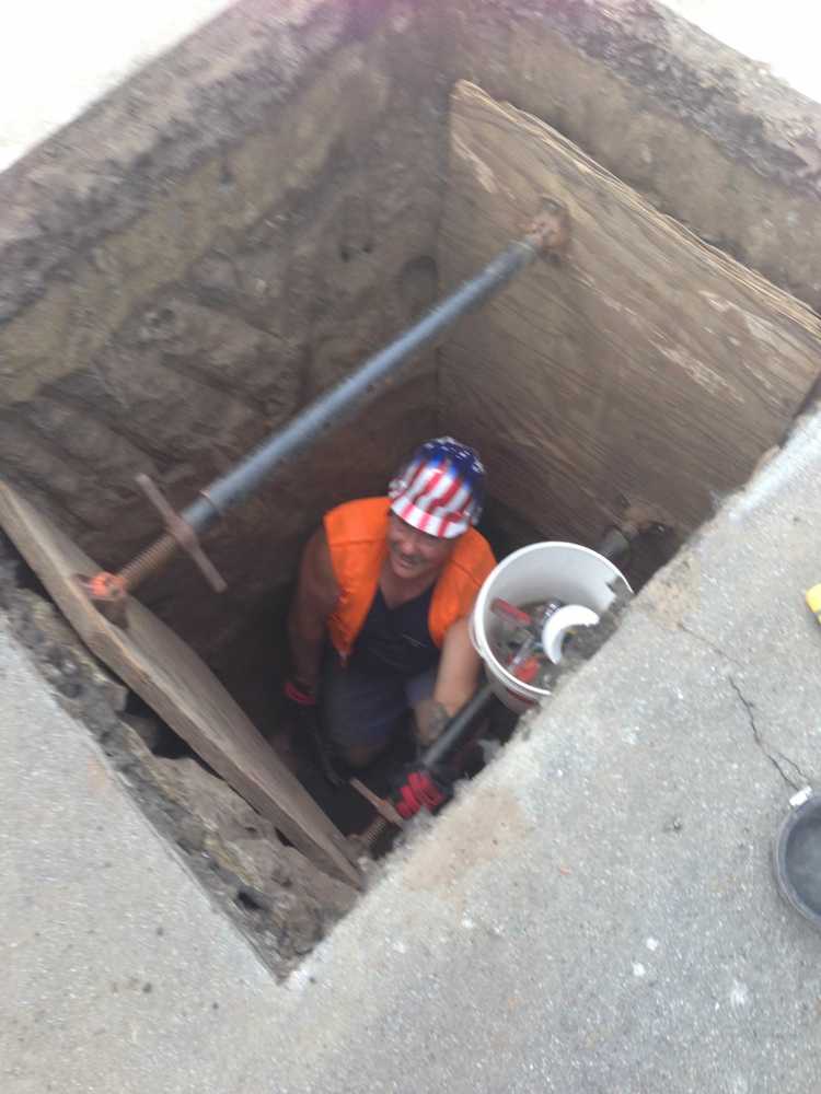 Sewer repair 2015