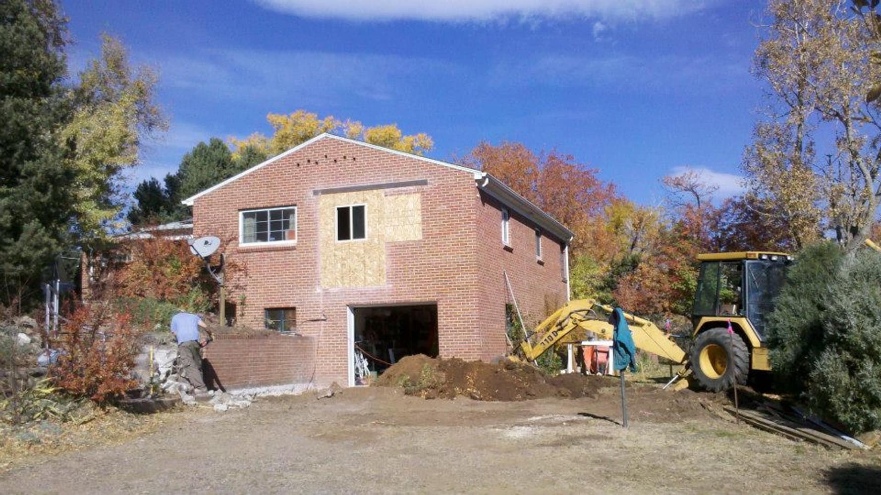 Master suite and garage addition 