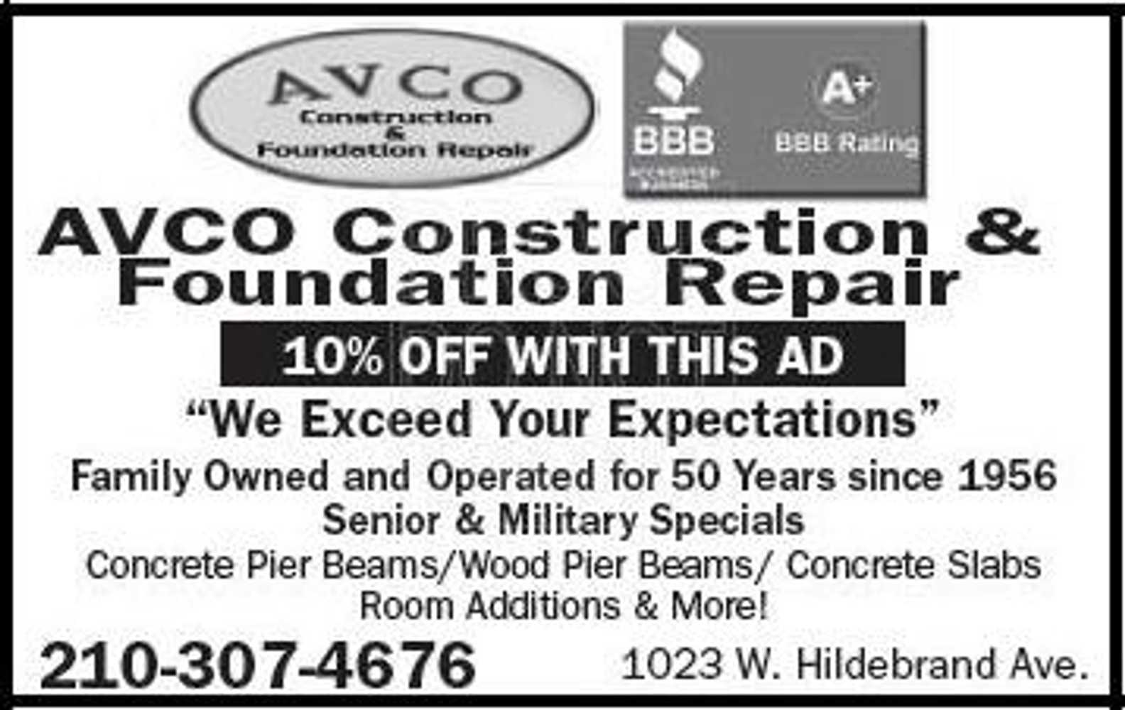 Avco Construction & Foundation