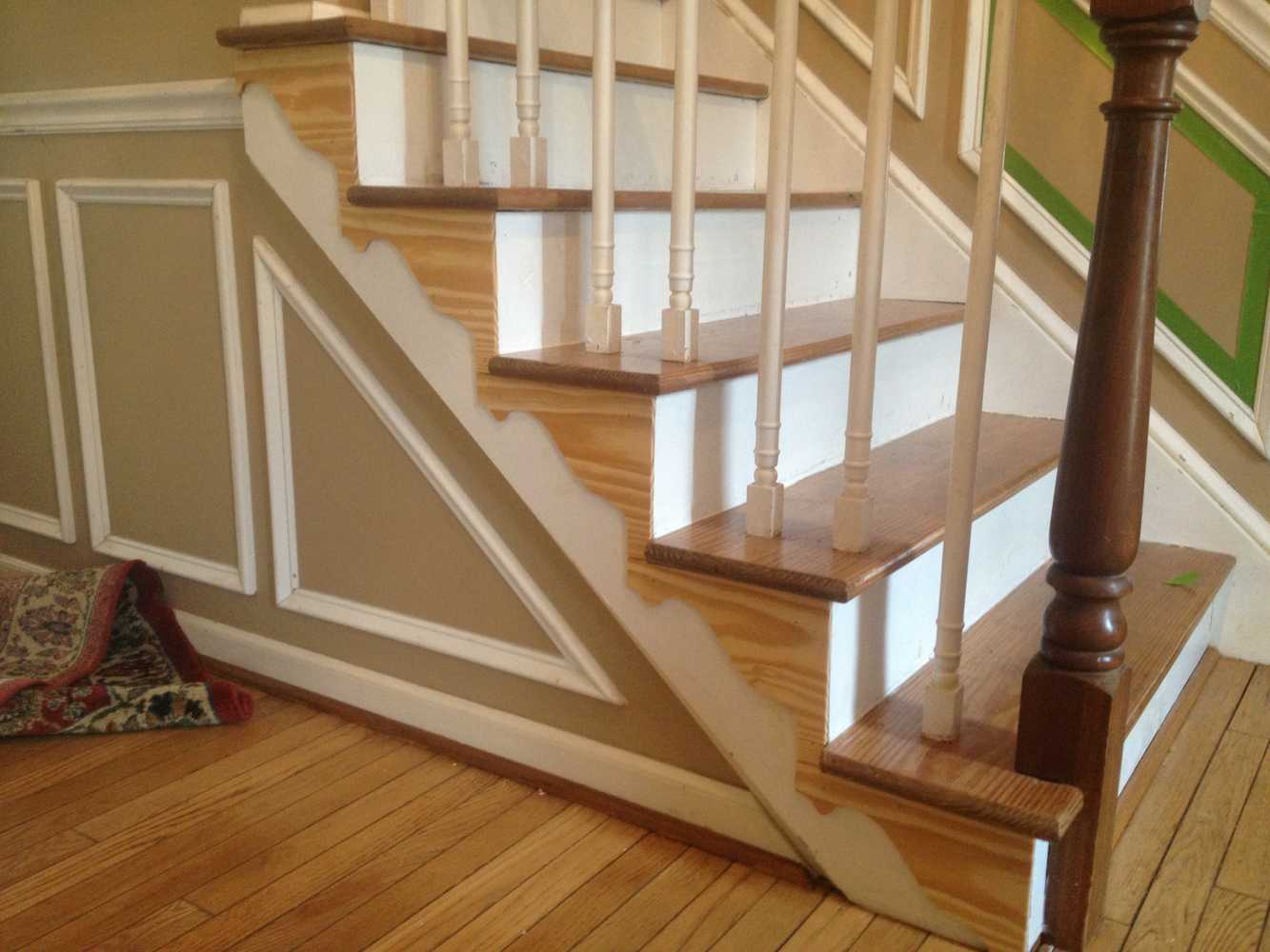 Stairway painting & staining project