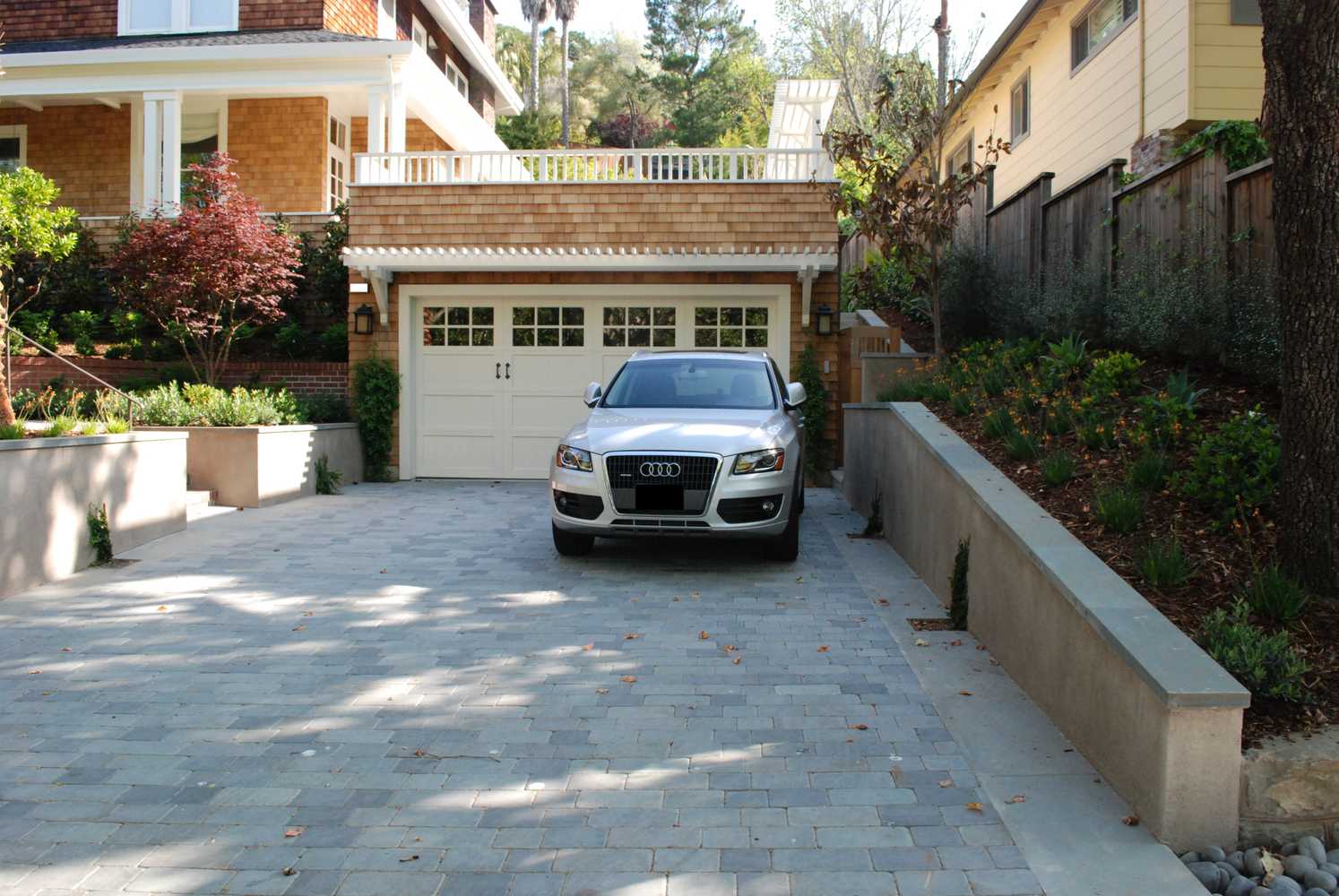 Addition and Retaining Walls for Marin County Home