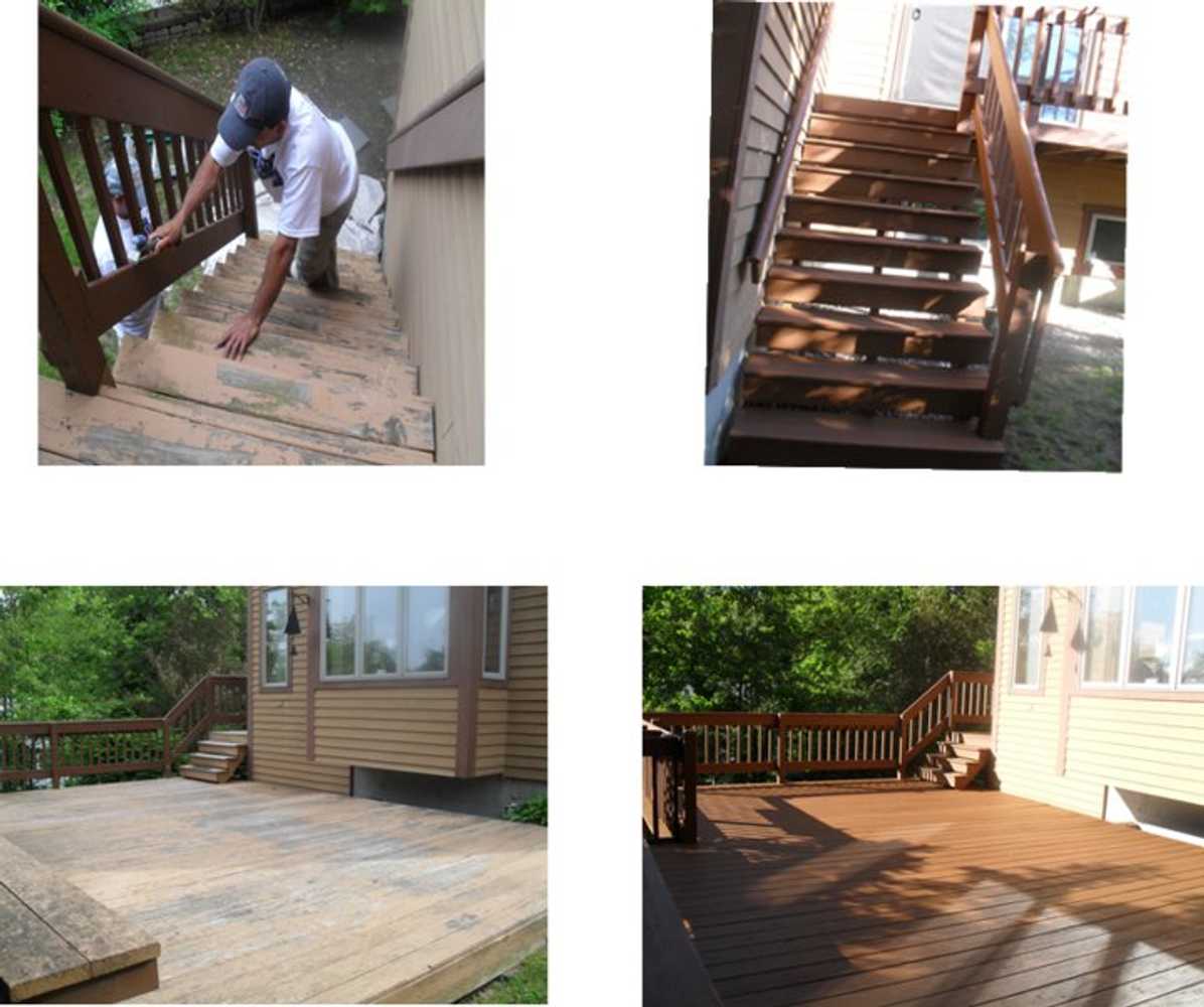 Deck and Stairs Painting