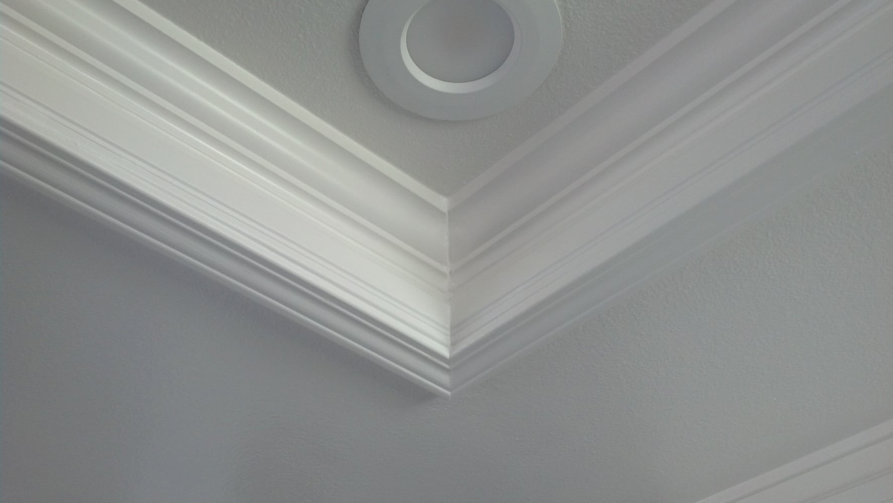 Remodeled Kitchen Recessed Ceiling