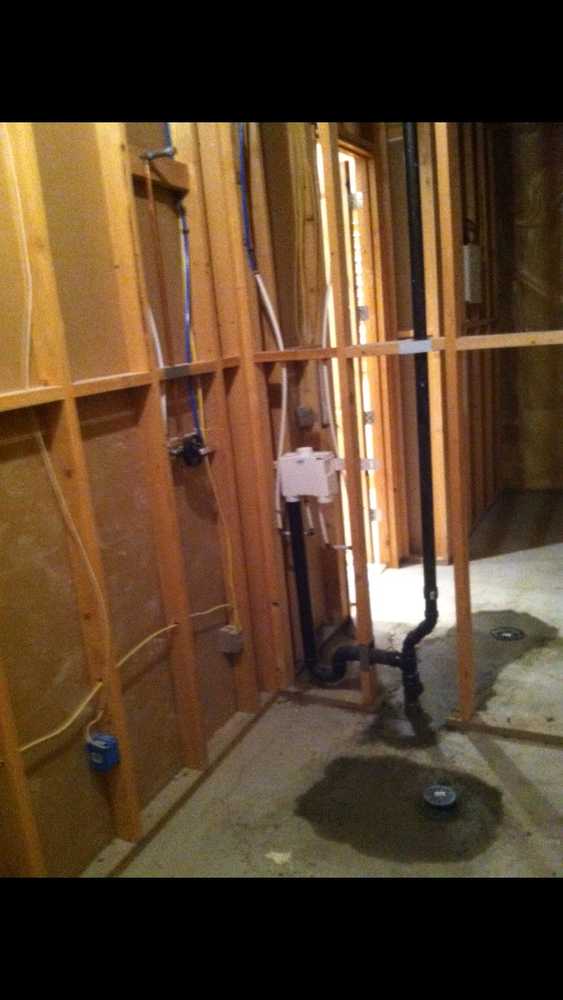 Addition of plumbing 