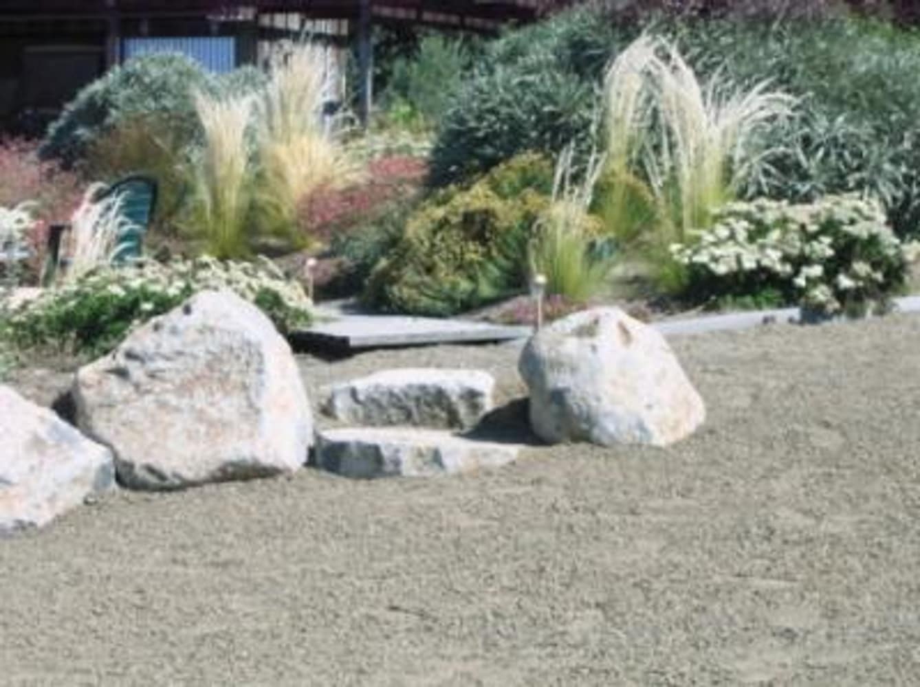 Sonoma County pond and residence hardscaping