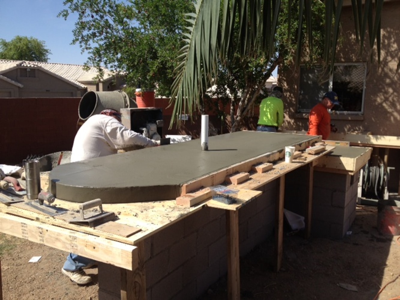 Custom Barbeque Area