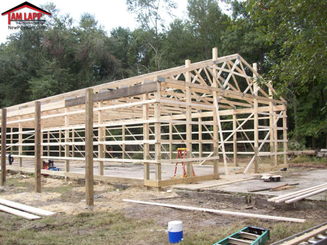 30'W x 90'L x 10'H Agricultural Pole Building in Freehold, New Jersey