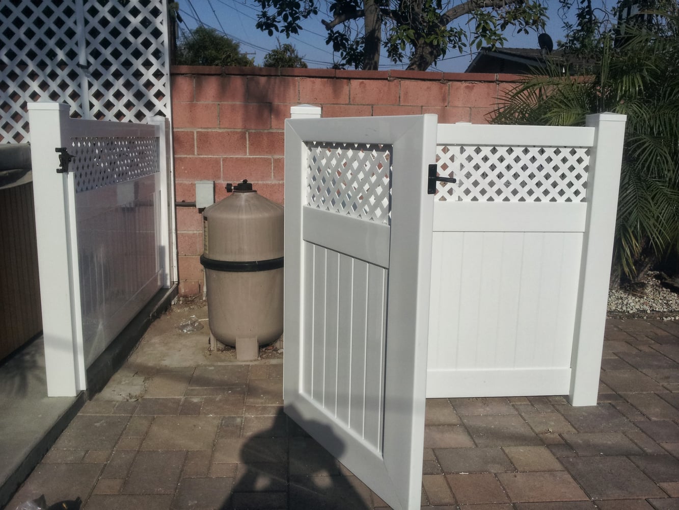 Vinyl fence and gates
