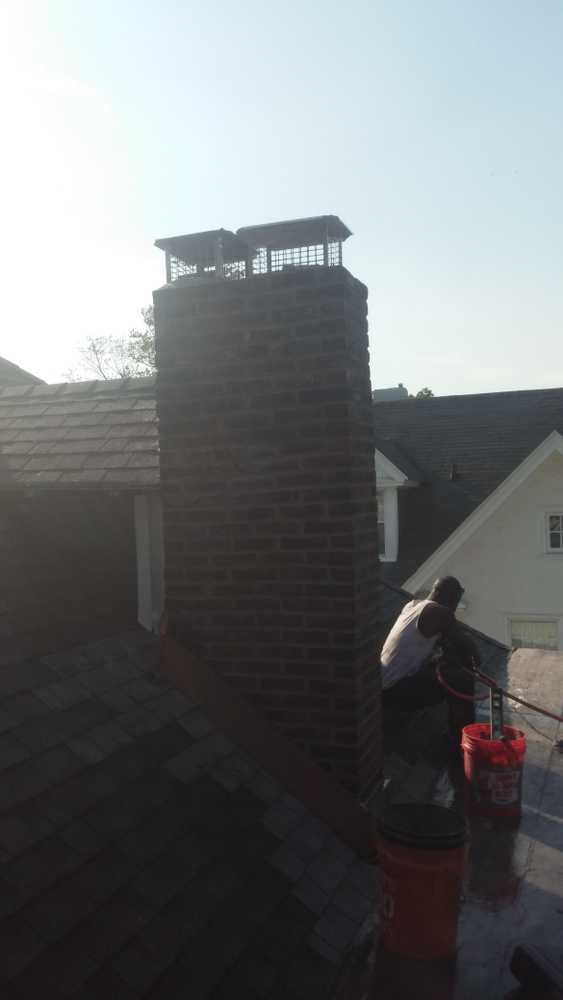 chimney rebuild with stainless stell lining aystem and locktop damper 