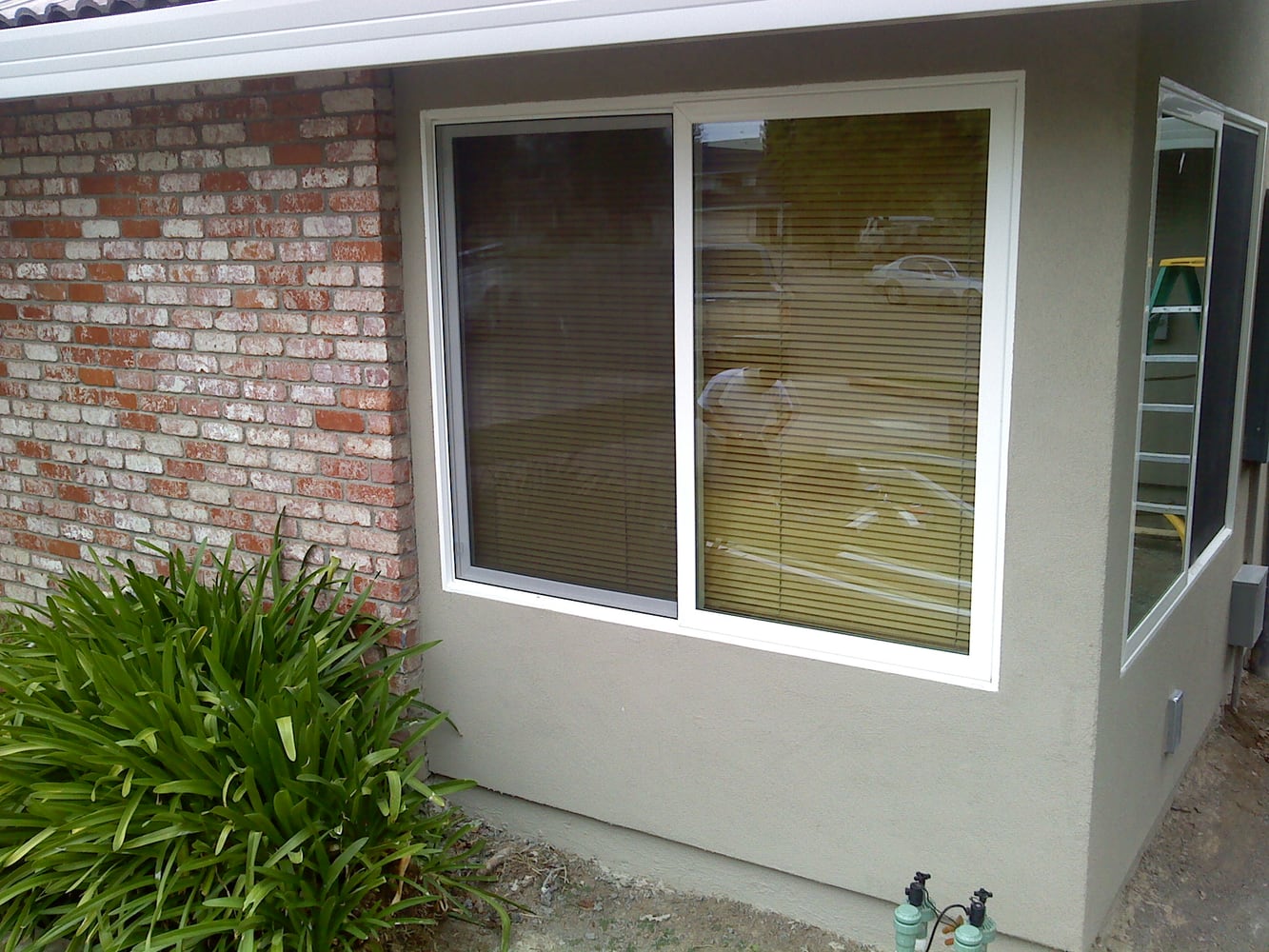 acrylic with sand finish