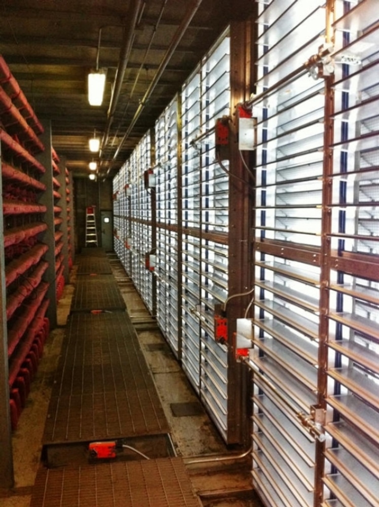 Newly installed AHU Damper sets