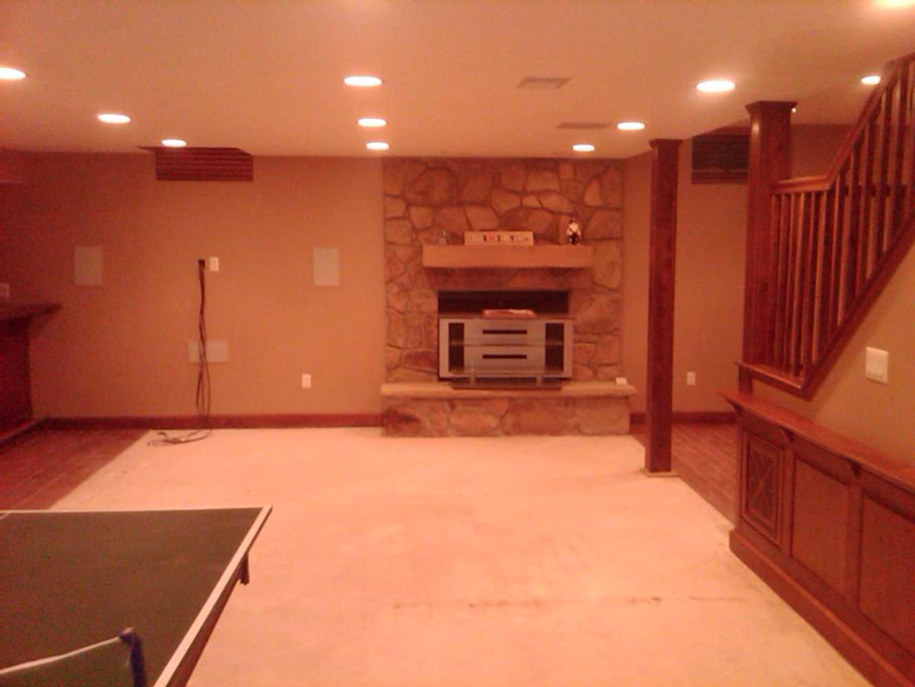 Finished basement remediation and re-build-(restoration project)