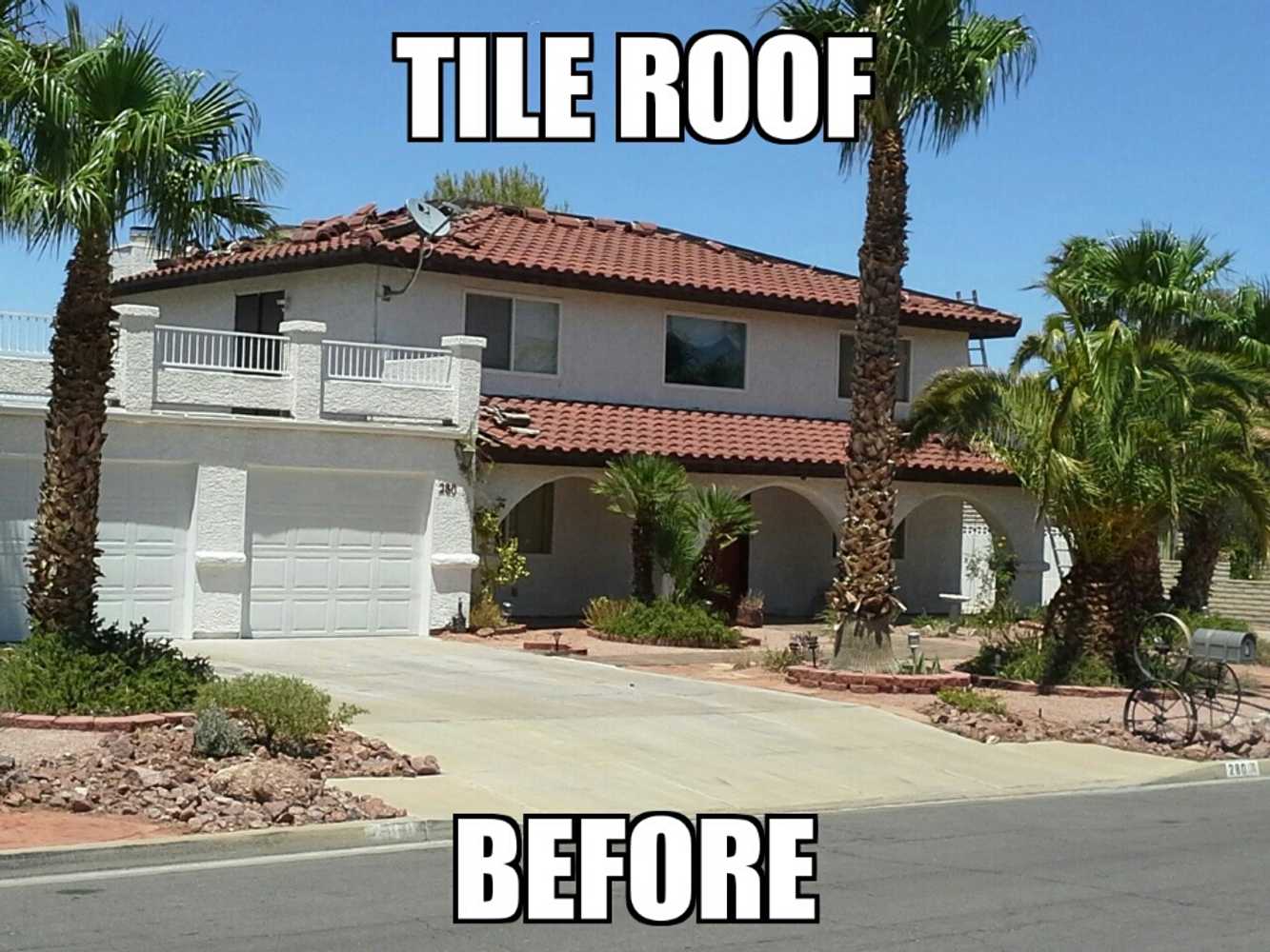 Before & After Tile Reroof
