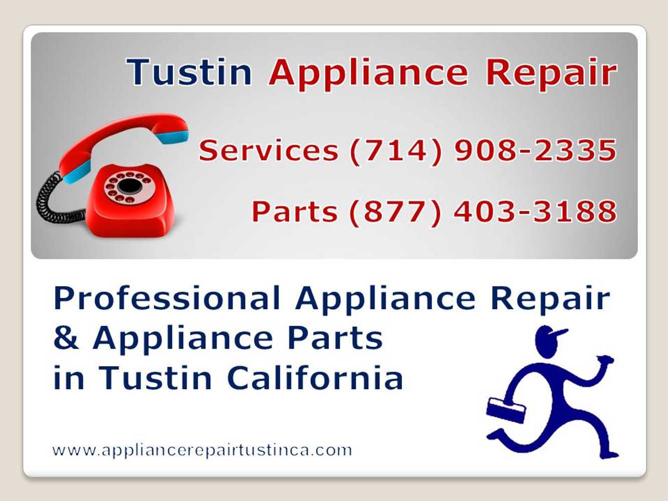 Professional Appliance Repair in Tustin Project