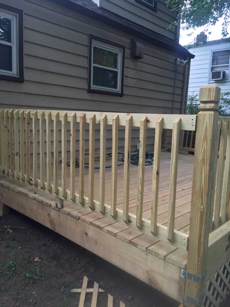 Wood Deck Construction