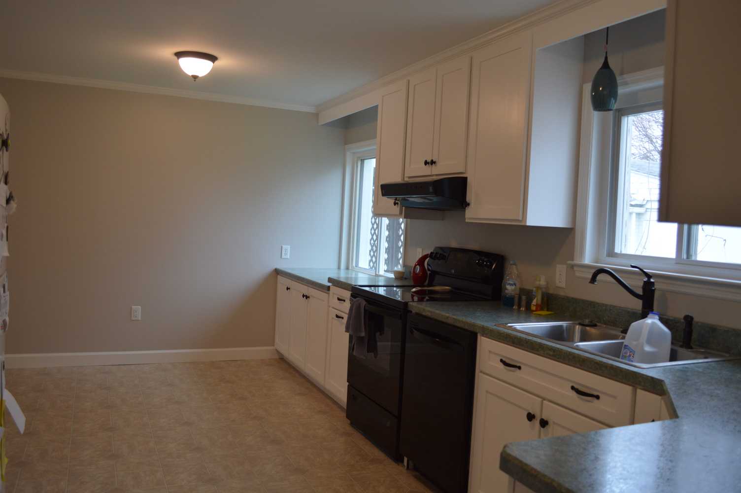 White and Gray Kitchen