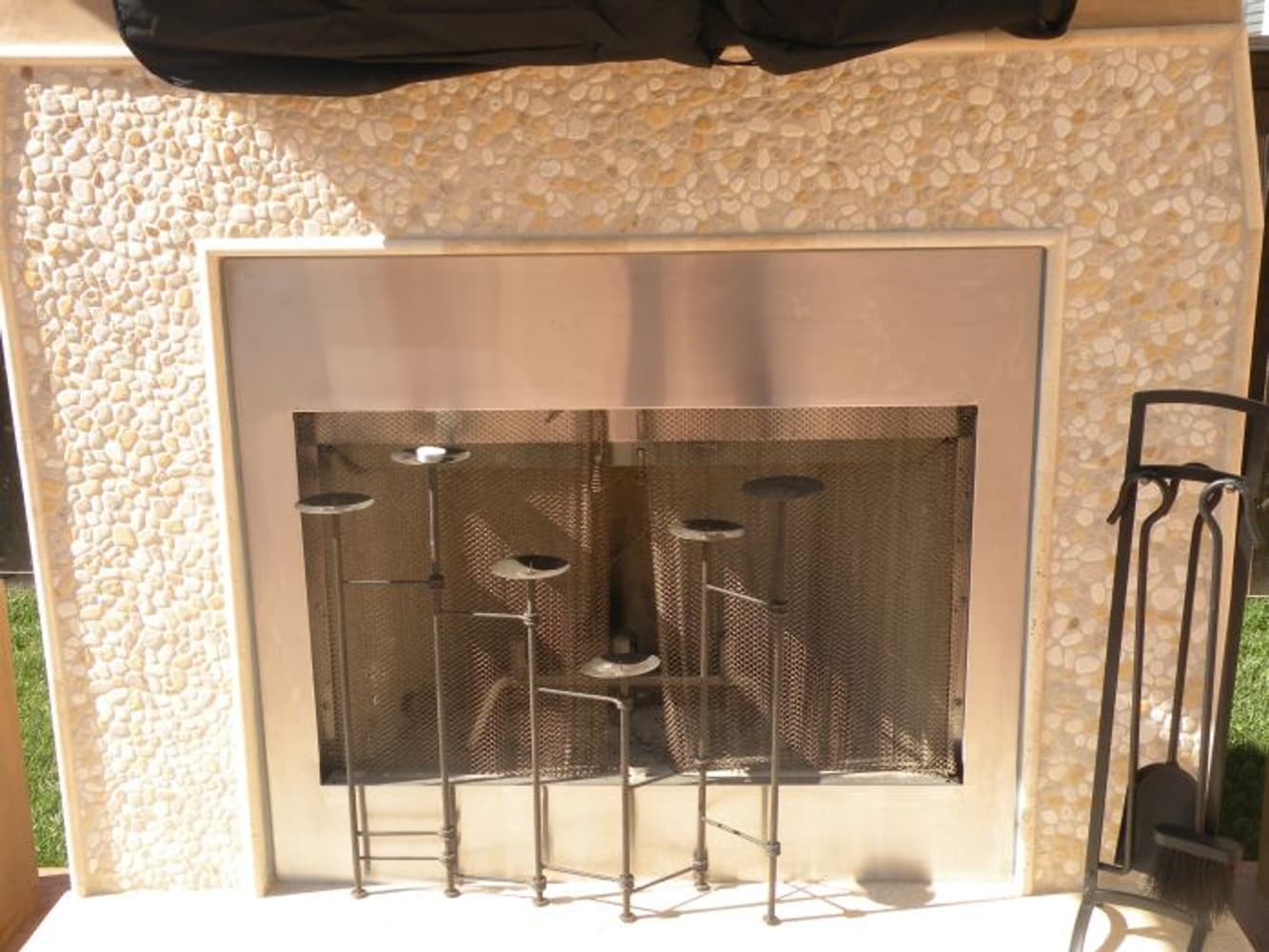 Orange County Outside Bar and Fireplace