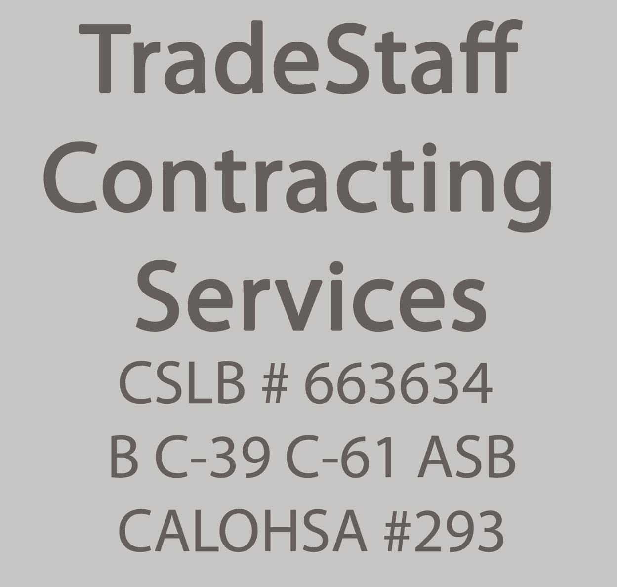 Tradestaff Contracting Services