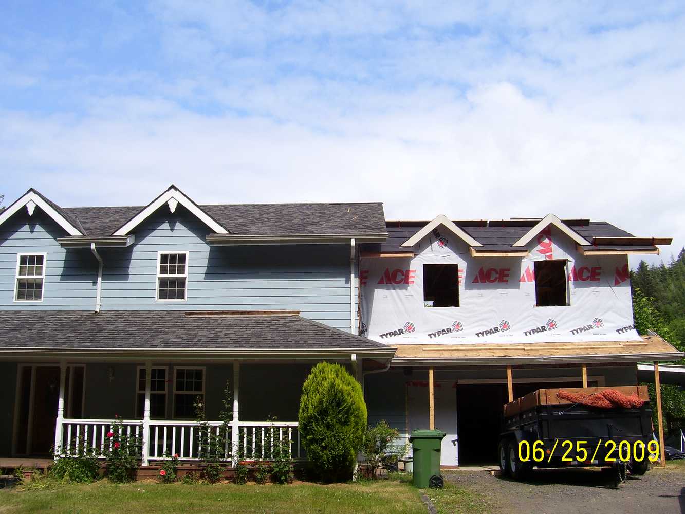 Addition of Bonus Room Above Garage