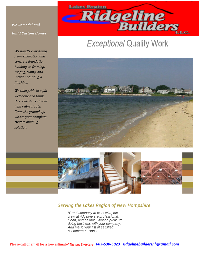 Lakes Region Ridgeline Builders LLC