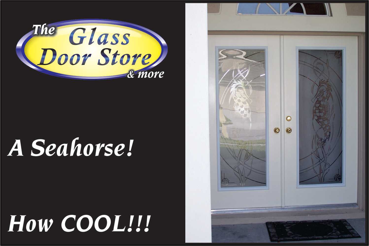 Etched or Sandblast glass for exterior or interior doors 