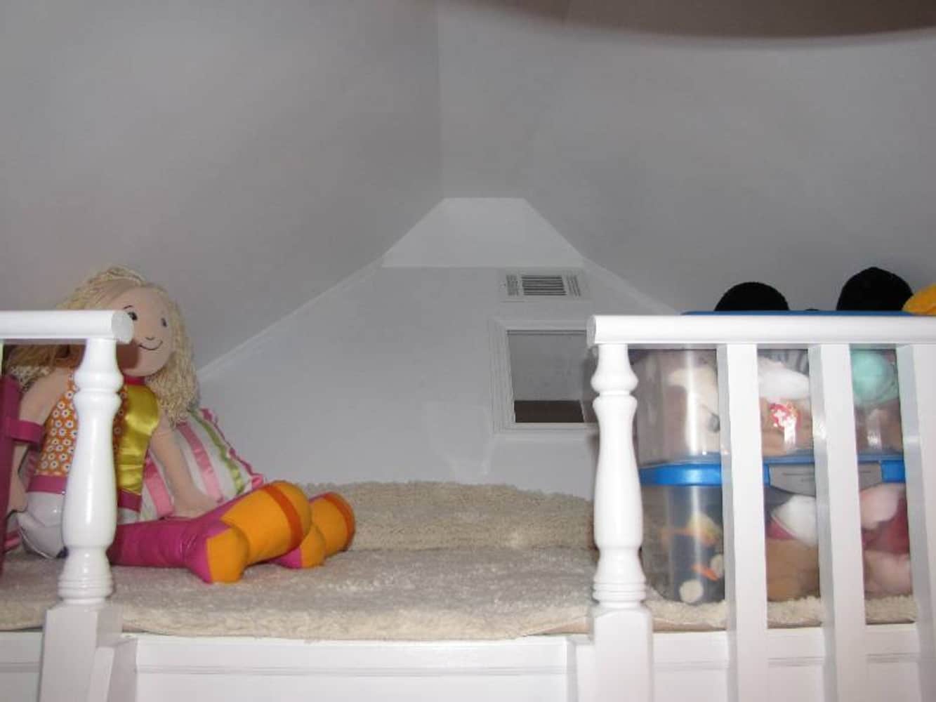 Convert attic space to child's playroom