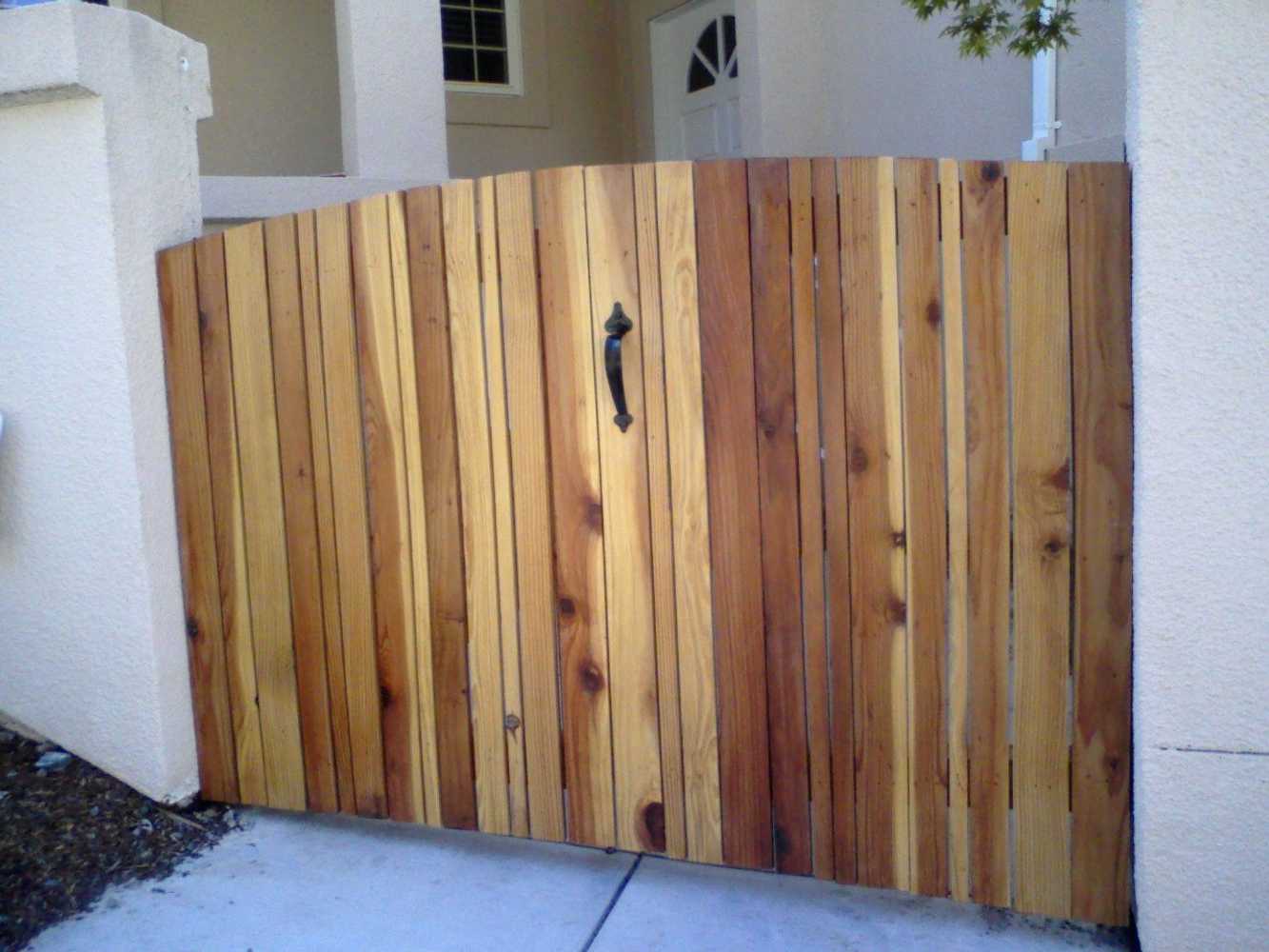 Redwood Gates Fence exterior furniture