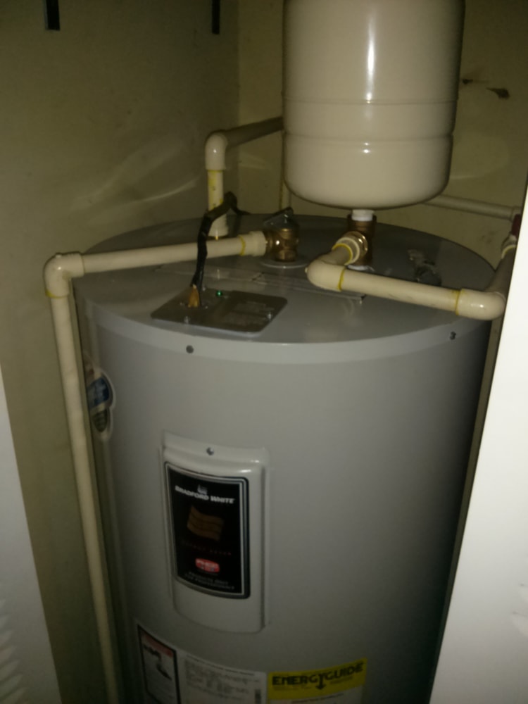 water heater install