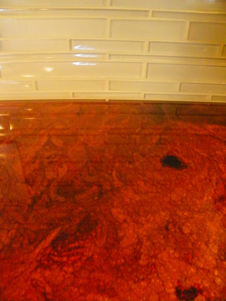 Metal illusion Epoxy Floors and Concrete Countertops