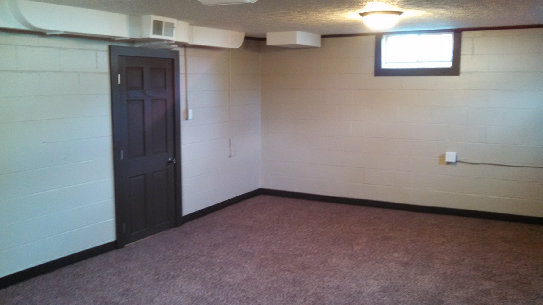 Basement room remodel