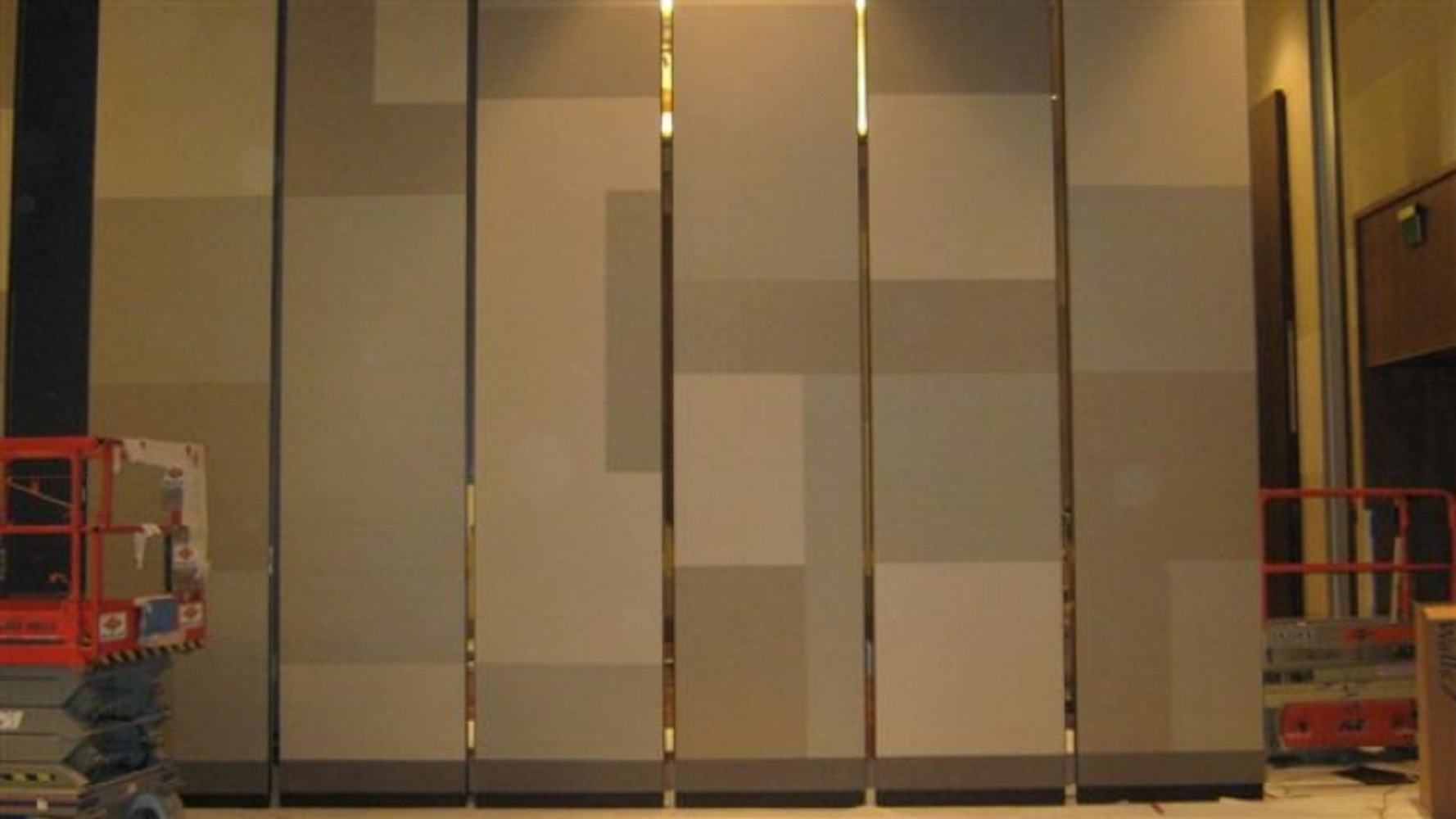 City Center in Las Vegas - operable air wall / partition door covering project