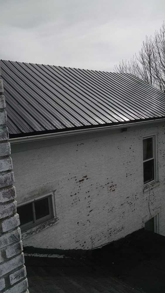 Black Metal Roof