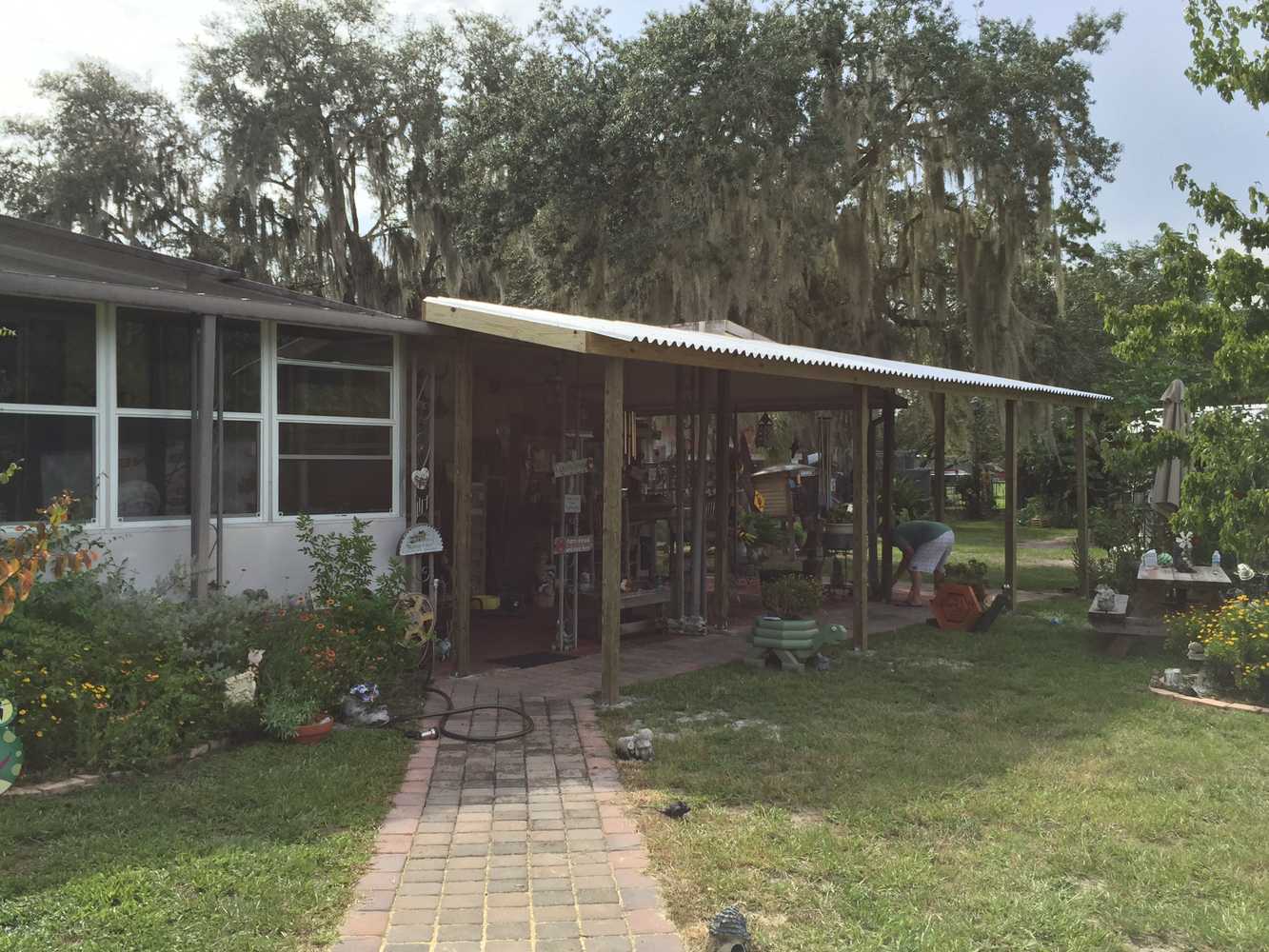 Shade Structure Christmas FL