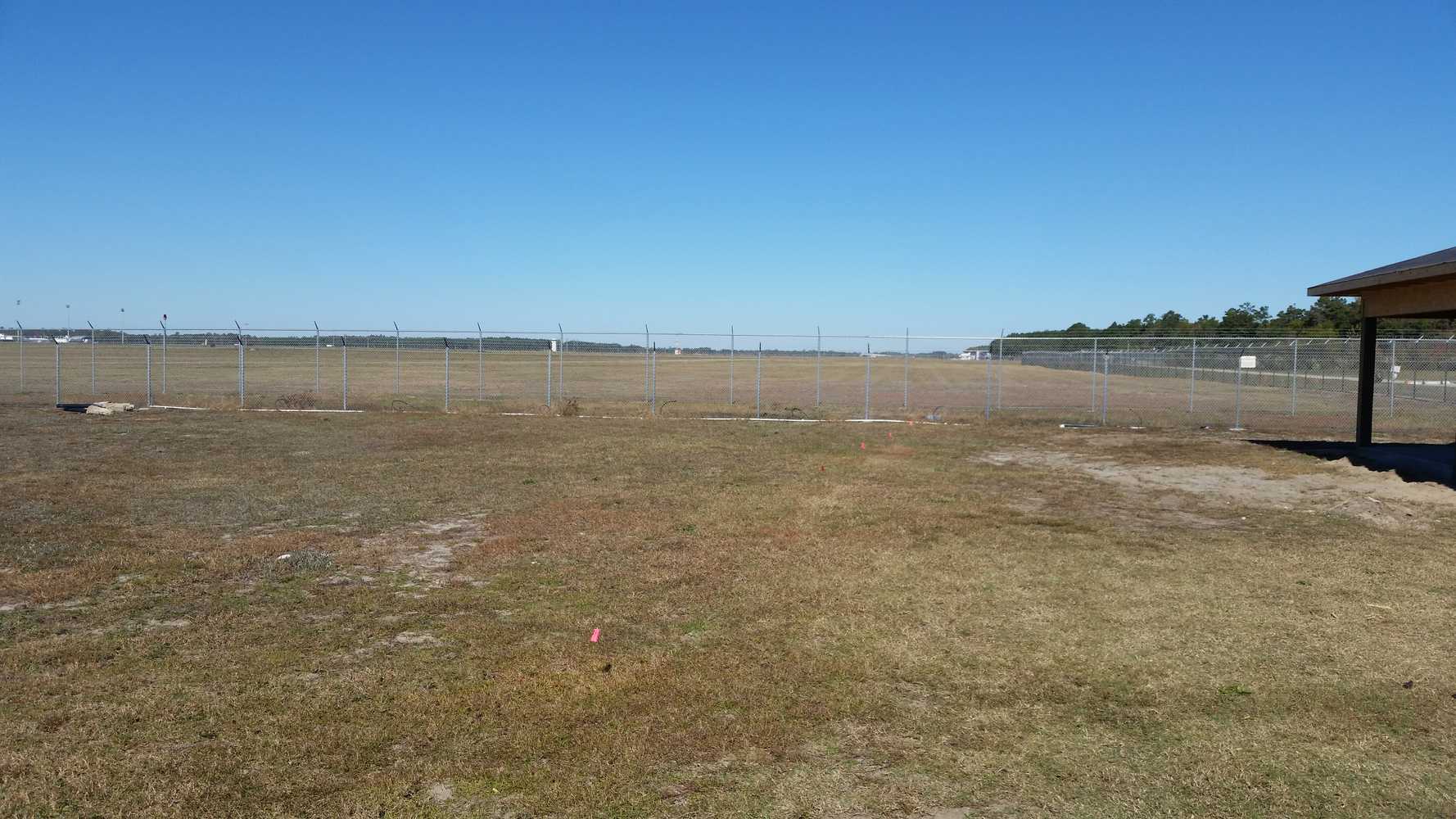 Heliport Fence Install