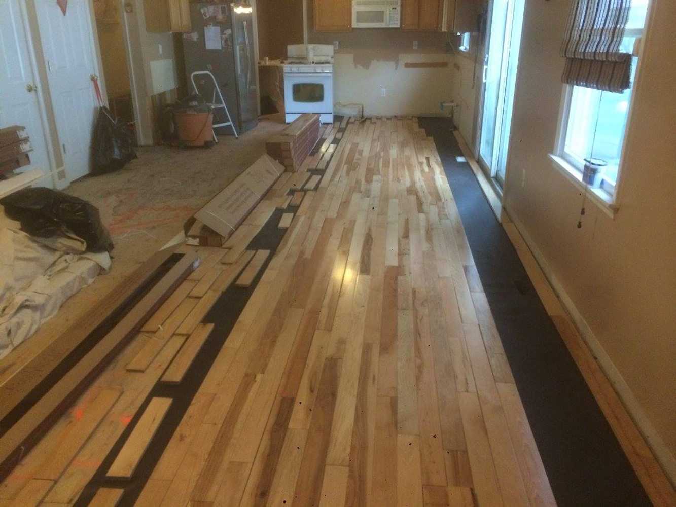 Kitchen and Flooring remodel from water damage