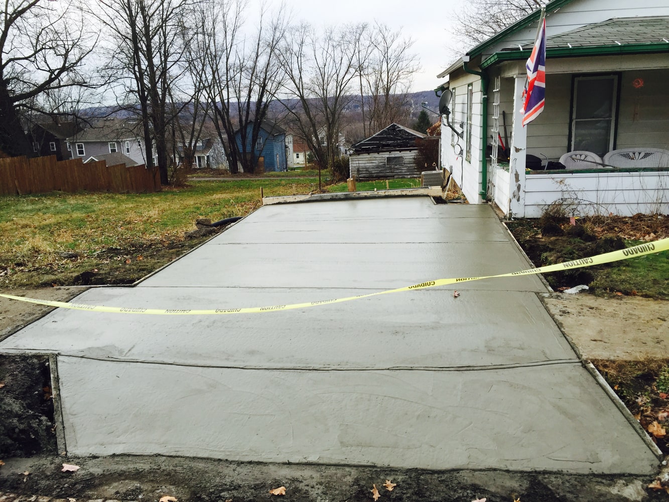 Front porch becomes a three season porch 