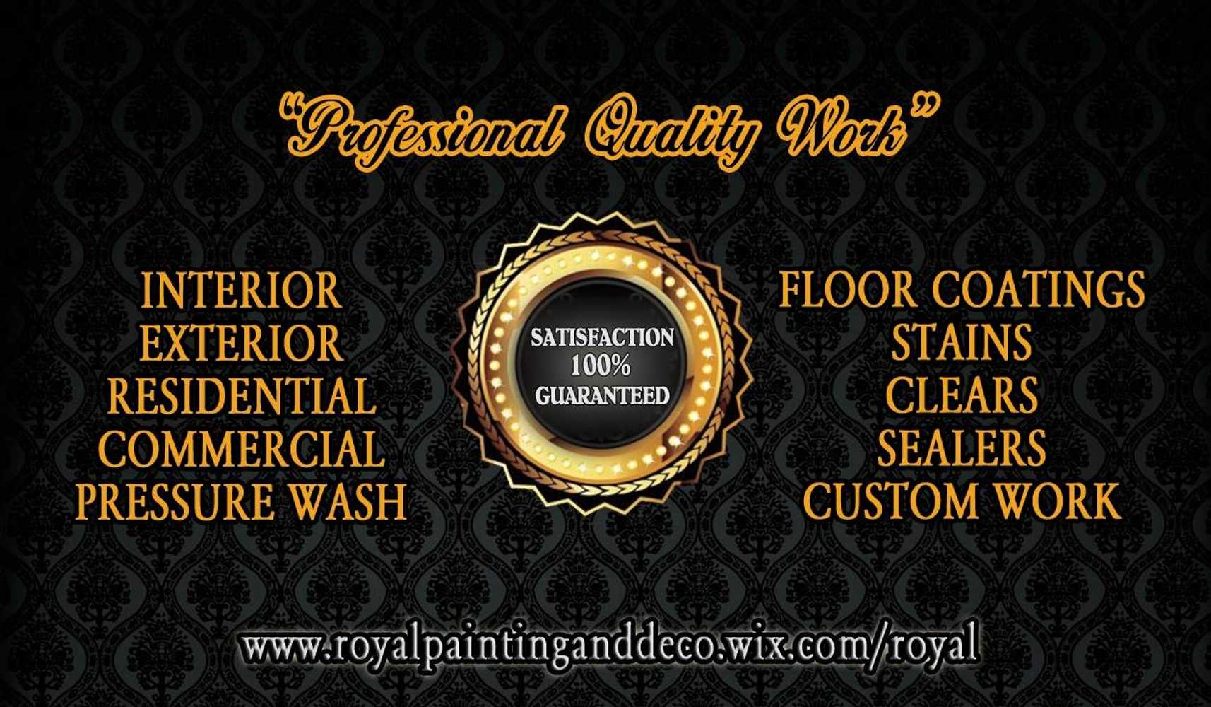 Royal Painting & Decorating Project