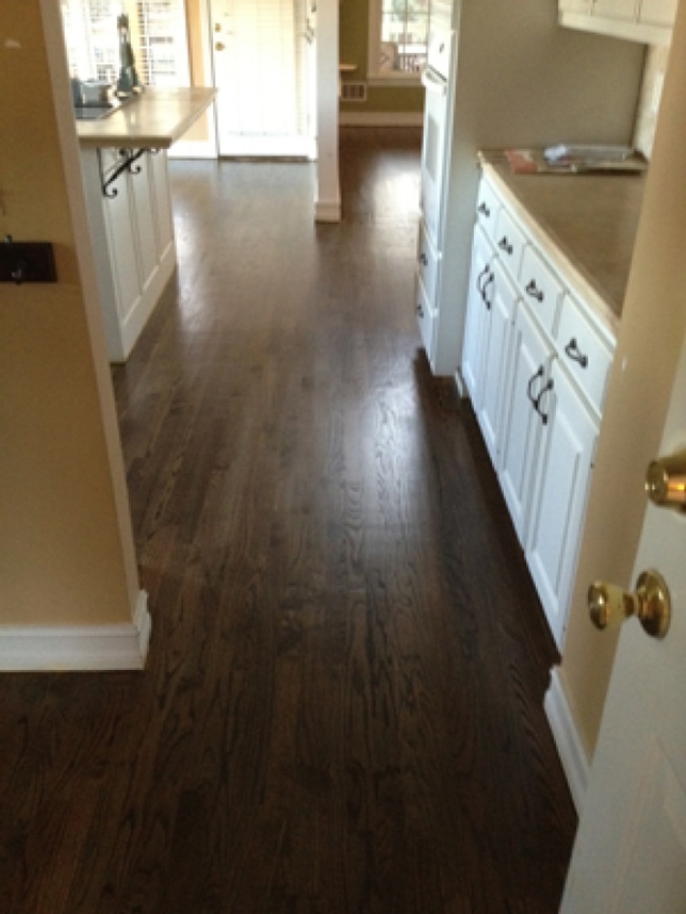 Hardwood floor refinishing in Lawrenceville, GA - Webb Gin House area