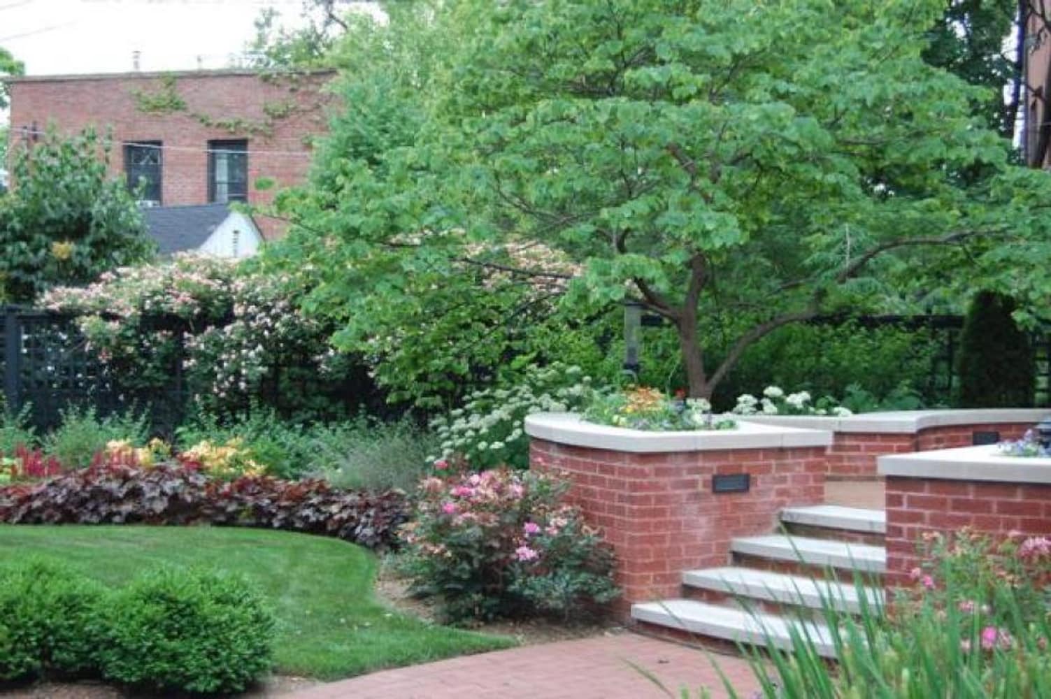 Colorful Backyard Landscape