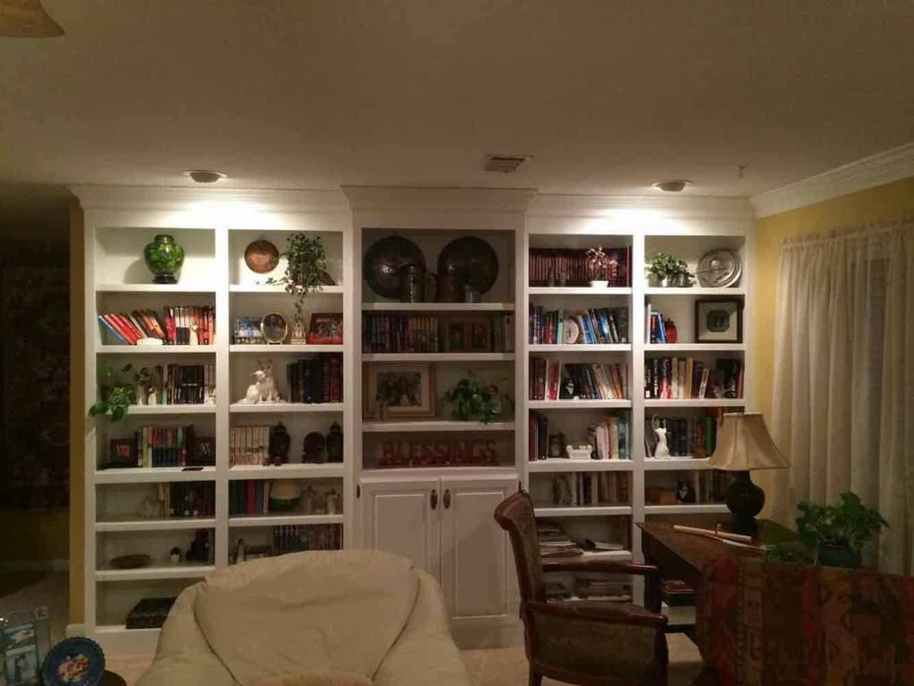 Lifetime Warranty Construction Custom Designed Bookcase