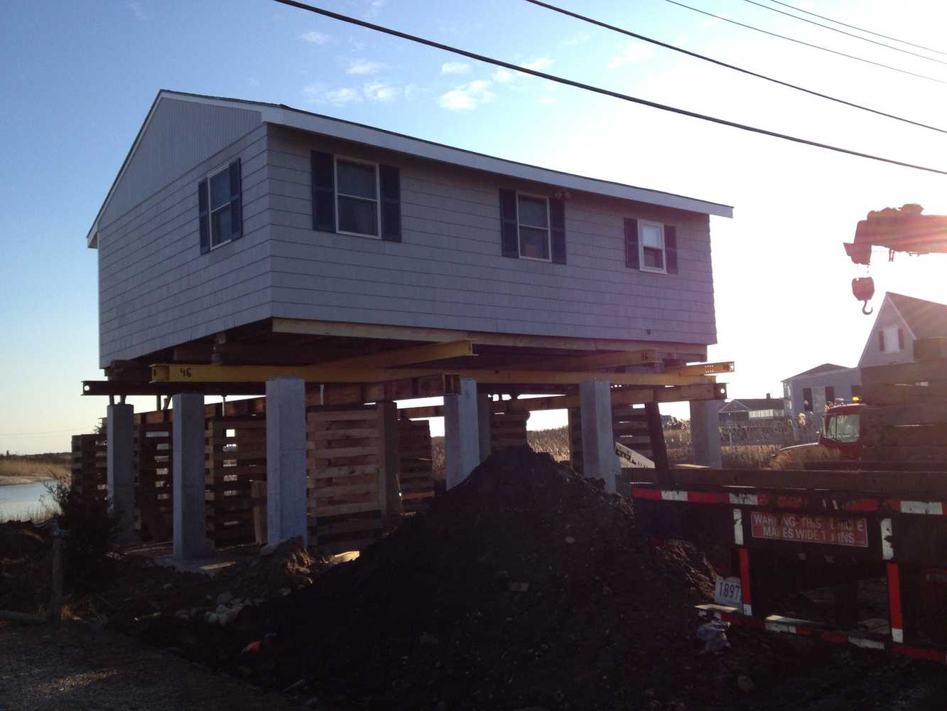 N J & J Builders LLC South Kingstown, RI Coastal Home Elevated