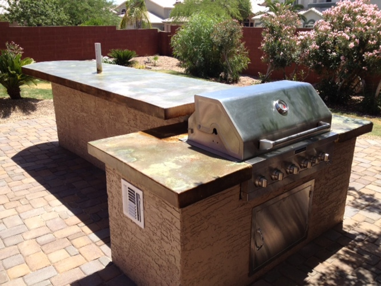 Custom Barbeque Area