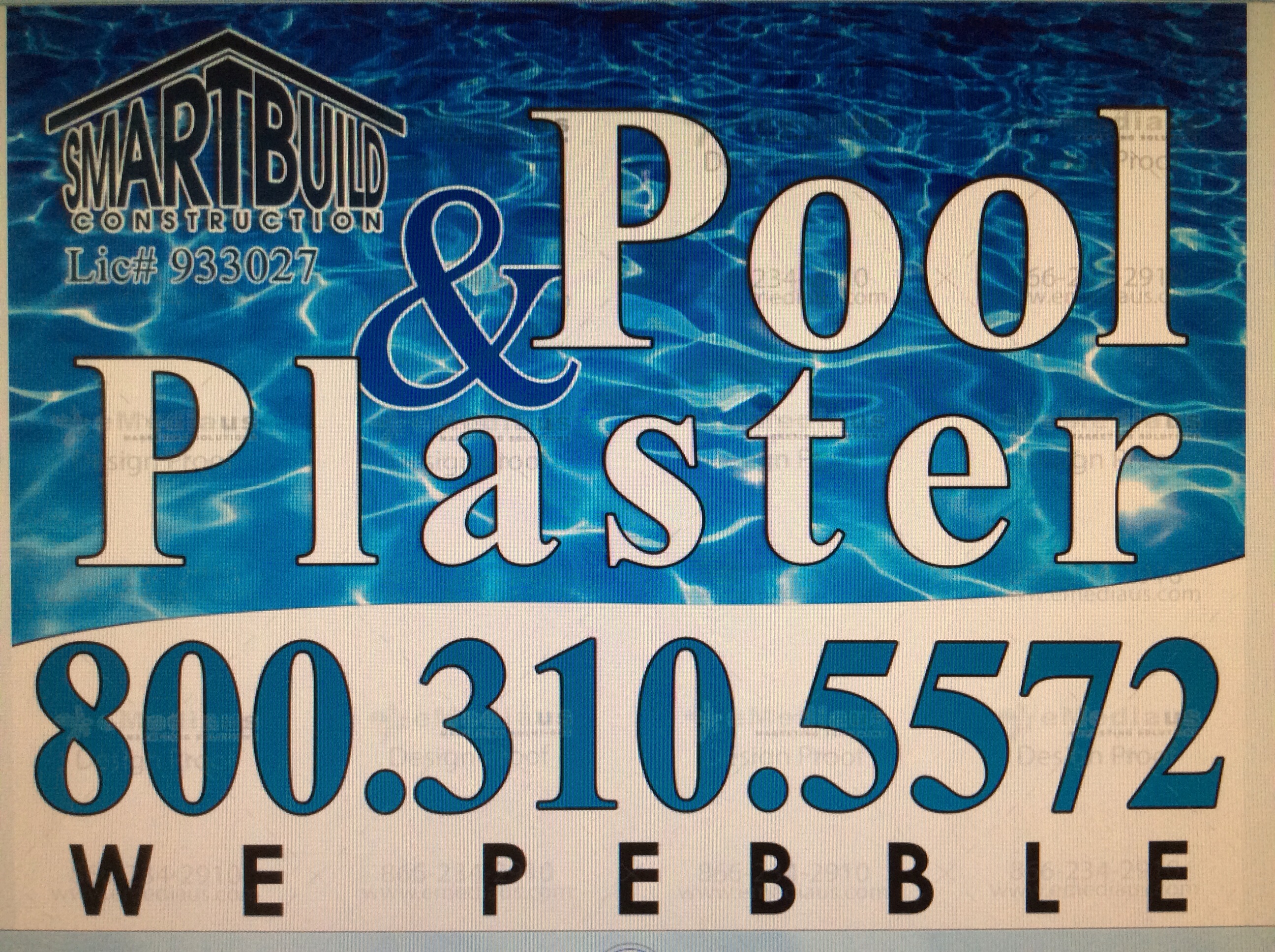 Smart Build Construction Pool Plaster