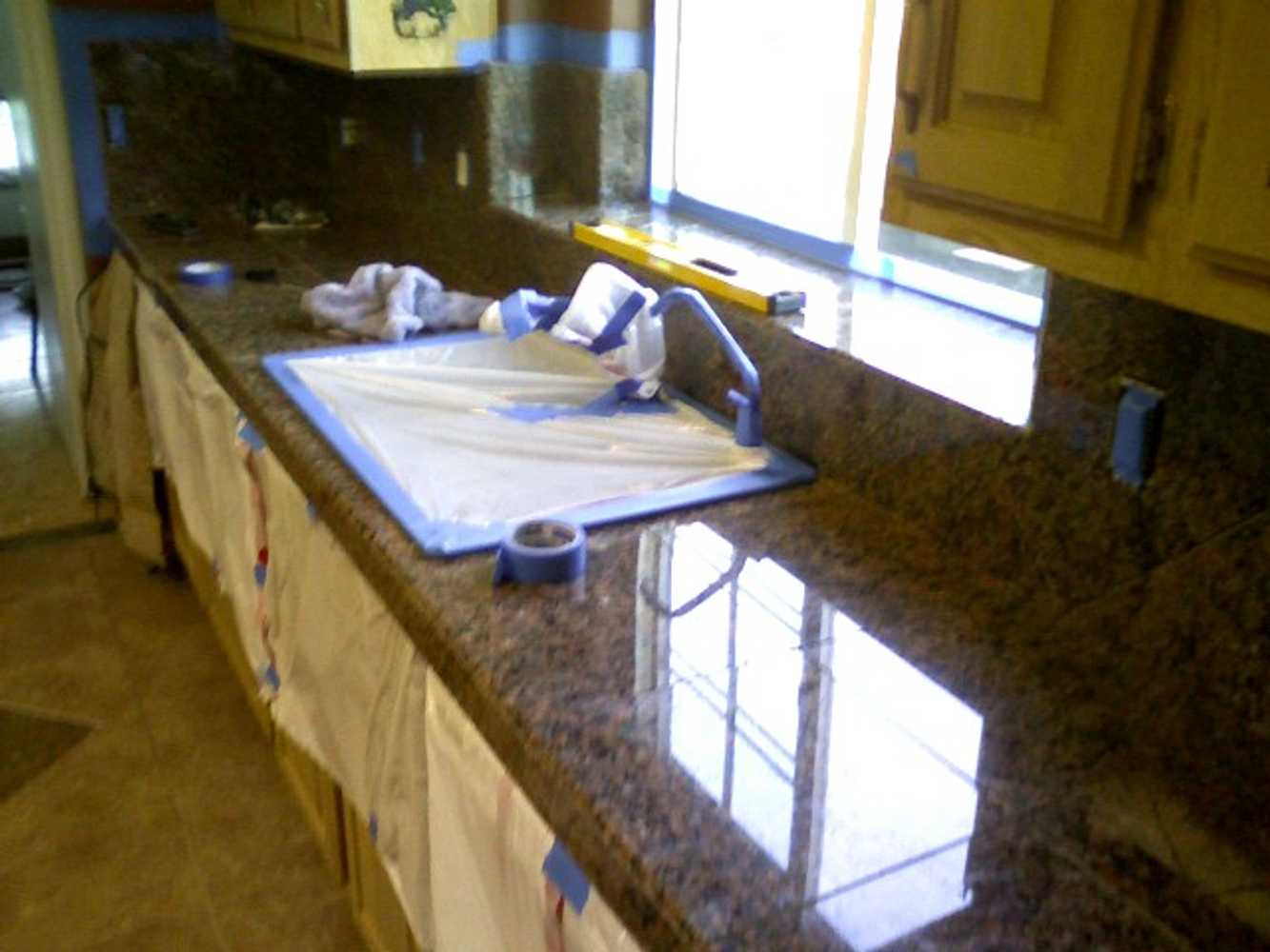 Othello Kitchen Granite/Porcelain Tile Work