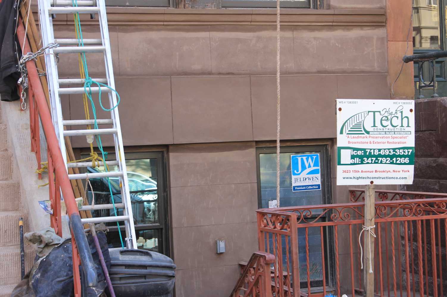 Projects by High Tech Construction Co.- Brownstone Facade Restoration Specialist